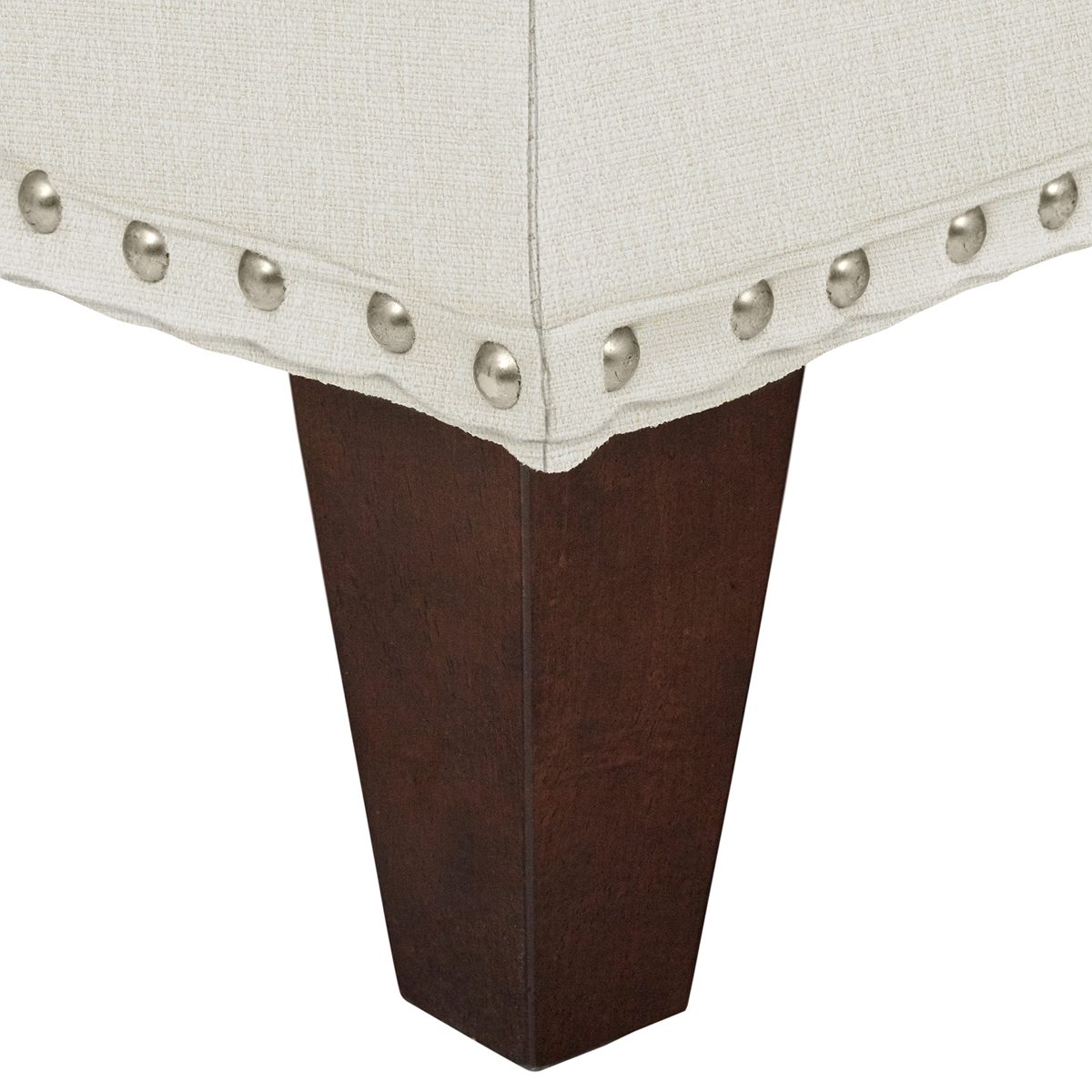 Amazon Brand – Stone & Beam Marin Upholstered Ottoman, 29"W, Sandstone