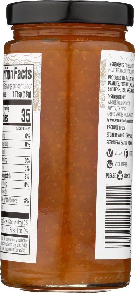 365 Everyday Value, Peach Fruit Spread, 10 oz