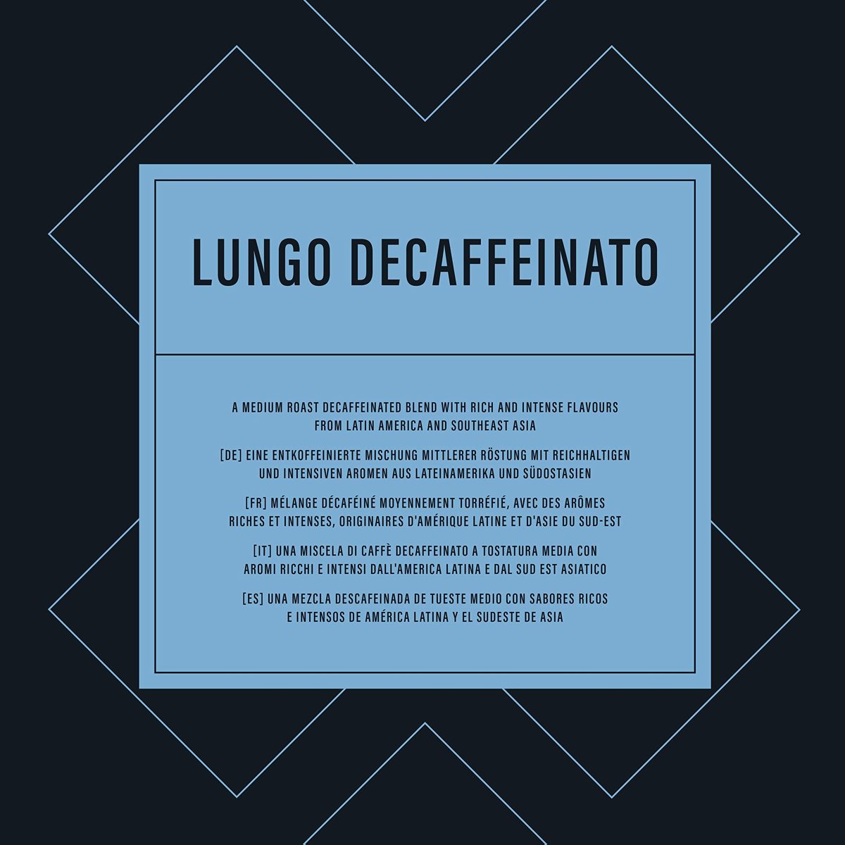 Amazon Brand - Happy Belly Lungo Decaffeinato coffee pods (decaffeinated) compatible with NESCAFÉ* DOLCE GUSTO*, 3x16 capsules (48 servings)