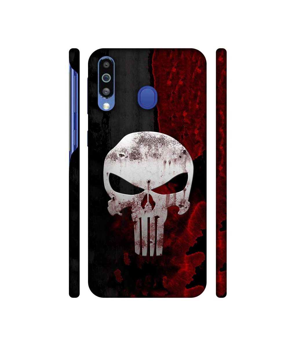 Amazon Brand - Solimo Designer Punisher Skull 3D Printed Hard Back Case Mobile Cover for Samsung Galaxy M21