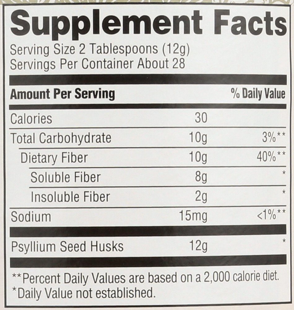 365 Everyday Value, Psyllium Husk Whole Flakes, 12 oz