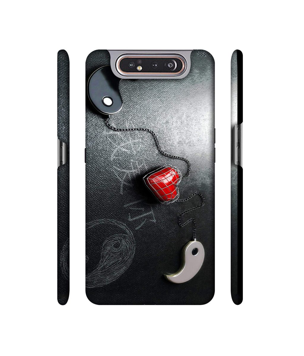 Amazon Brand - Solimo Designer Chinnese Yin and Yang 3D Printed Hard Back Case Mobile Cover for Samsung Galaxy A80
