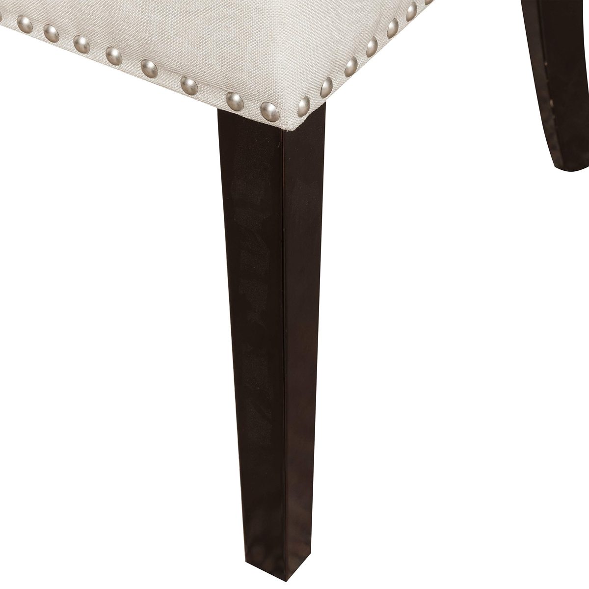 Amazon Brand – Ravenna Home Traditional Dining Chair, 36 Inch Height, Cream