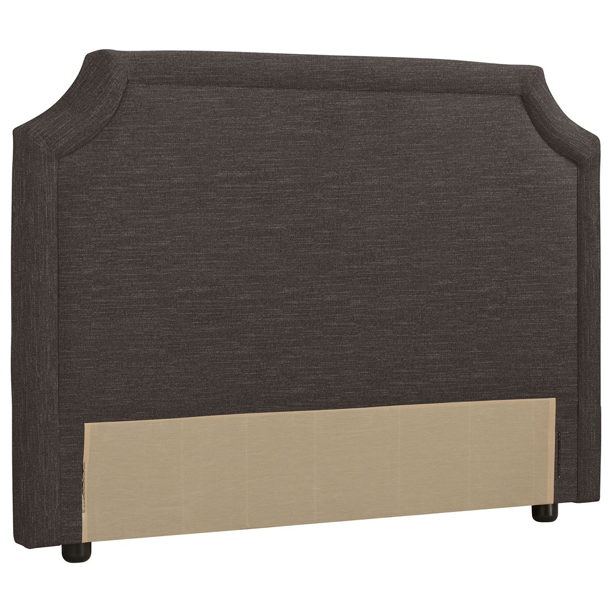 Amazon Brand – Stone & Beam Bridgewater Scalloped Queen Headboard, 71"W, Curious Charcoal