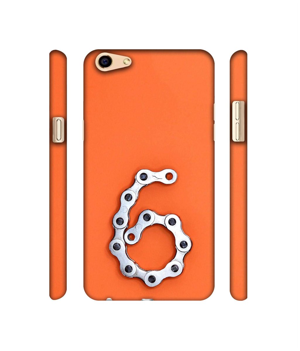 Amazon Brand - Solimo Designer Number Six 3D Printed Hard Back Case Mobile Cover for Oppo F3