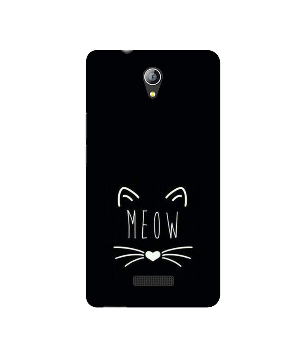 Amazon Brand - Solimo Designer Meow 3D Printed Hard Back Case Mobile Cover for Micromax Canvas Pace 4G Q416
