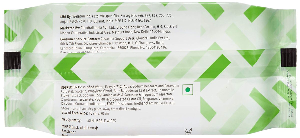Amazon Brand - Solimo Refreshing Wet Wipes, Cucumber - 30 Wipes