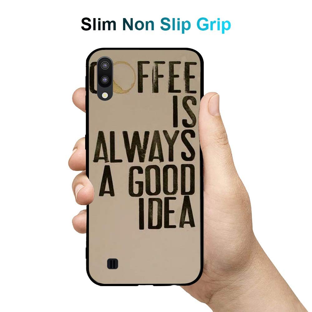 Amazon Brand - Solimo Designer Coffee Printed Hard Back Case Mobile Cover for Samsung Galaxy M10 (D1240)