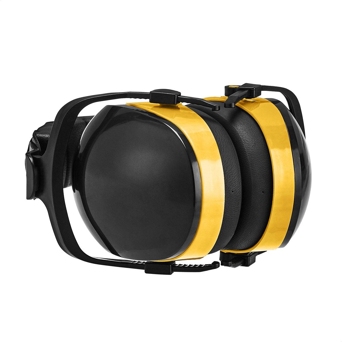 AmazonBasics Noise-Reduction Safety Earmuffs Ear Protection, Black and Yellow
