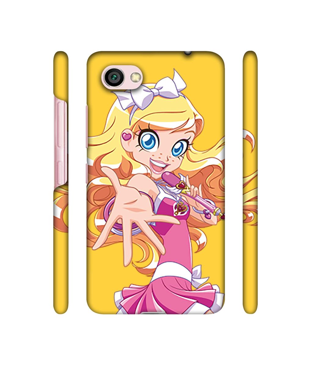 Amazon Brand - Solimo Designer Singing Girl Vector 3D Printed Hard Back Case Mobile Cover for Xiaomi Redmi Y1 Lite