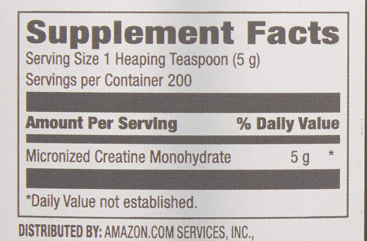 OWN PWR Micronized Creatine Monohydrate Powder, 5G per Serving, Unflavored, 2.2 Pound Value Size (200 servings)