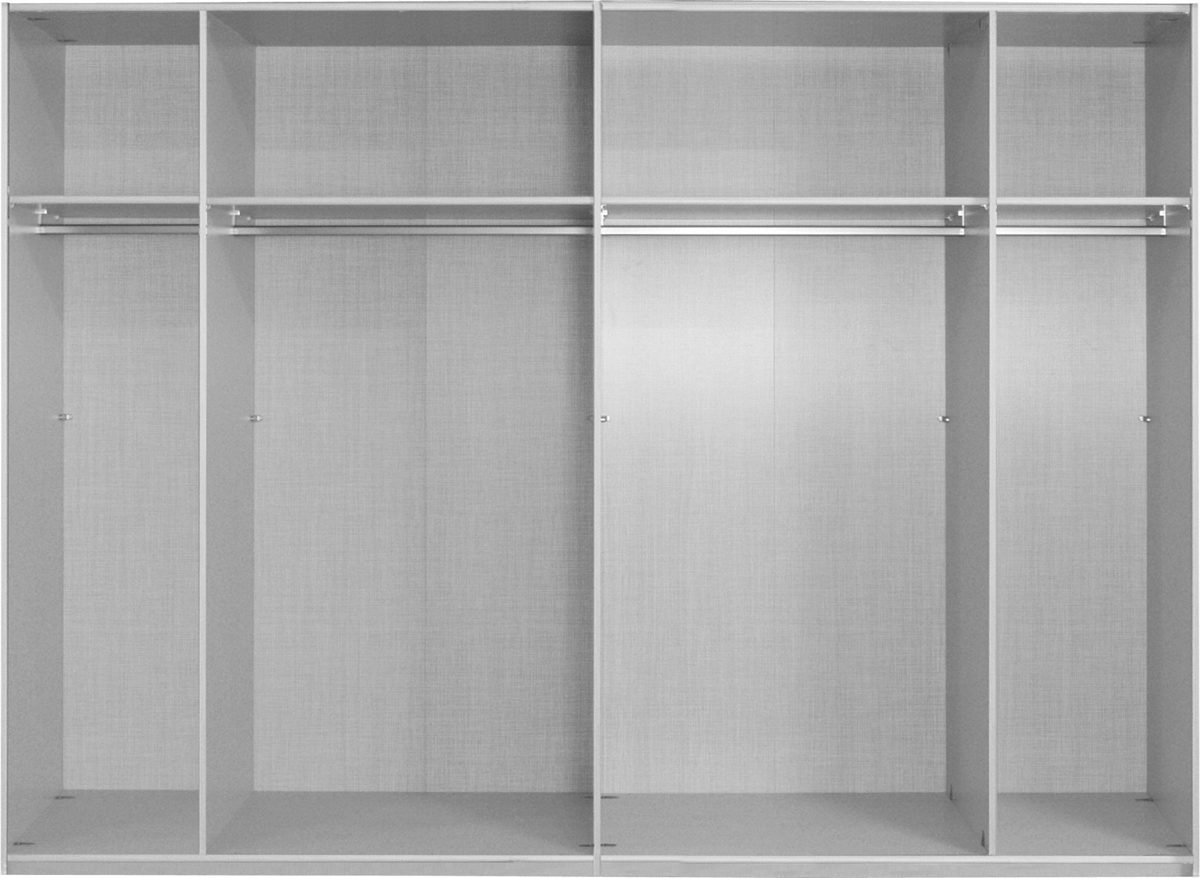 Express Möbel 2 Sliding Door Cupboard, Wood composite, Green, 300 cm