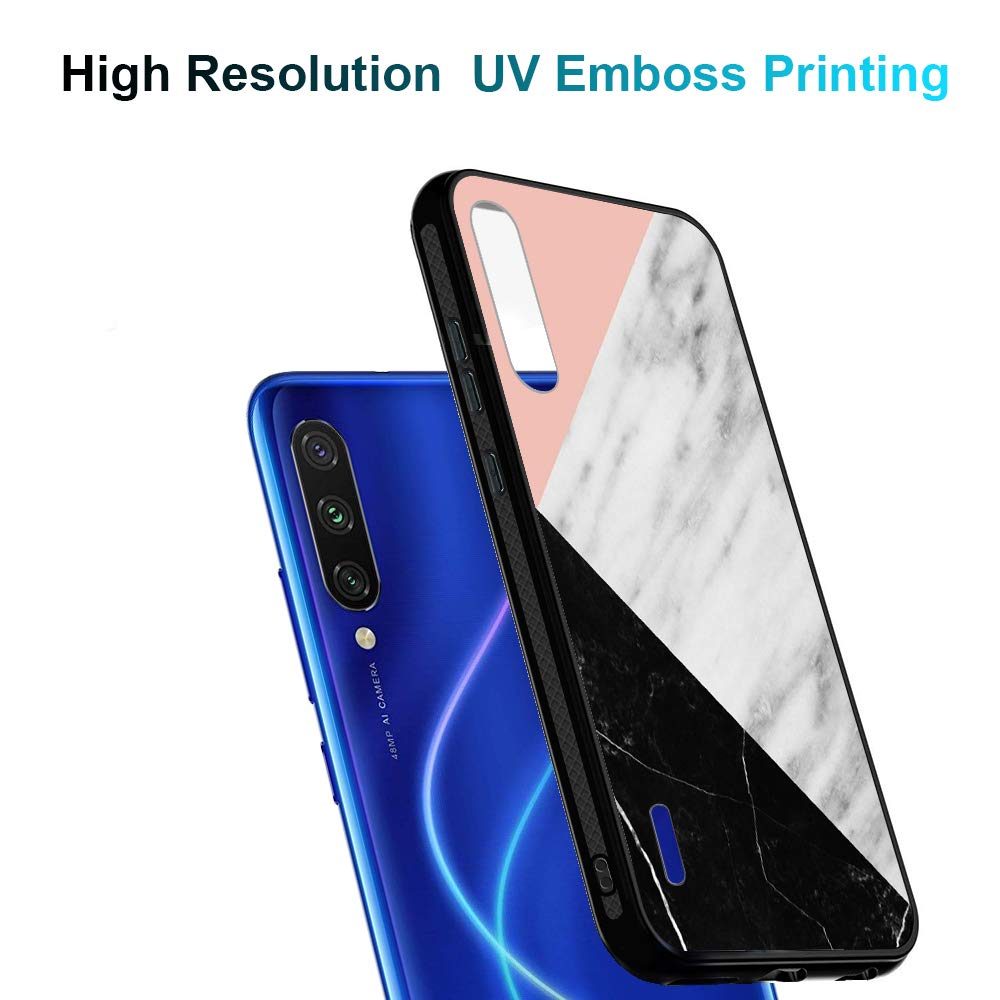 Amazon Brand - Solimo Designer Marble Printed Hard Back Case Mobile Cover for Mi A3 (D1165)