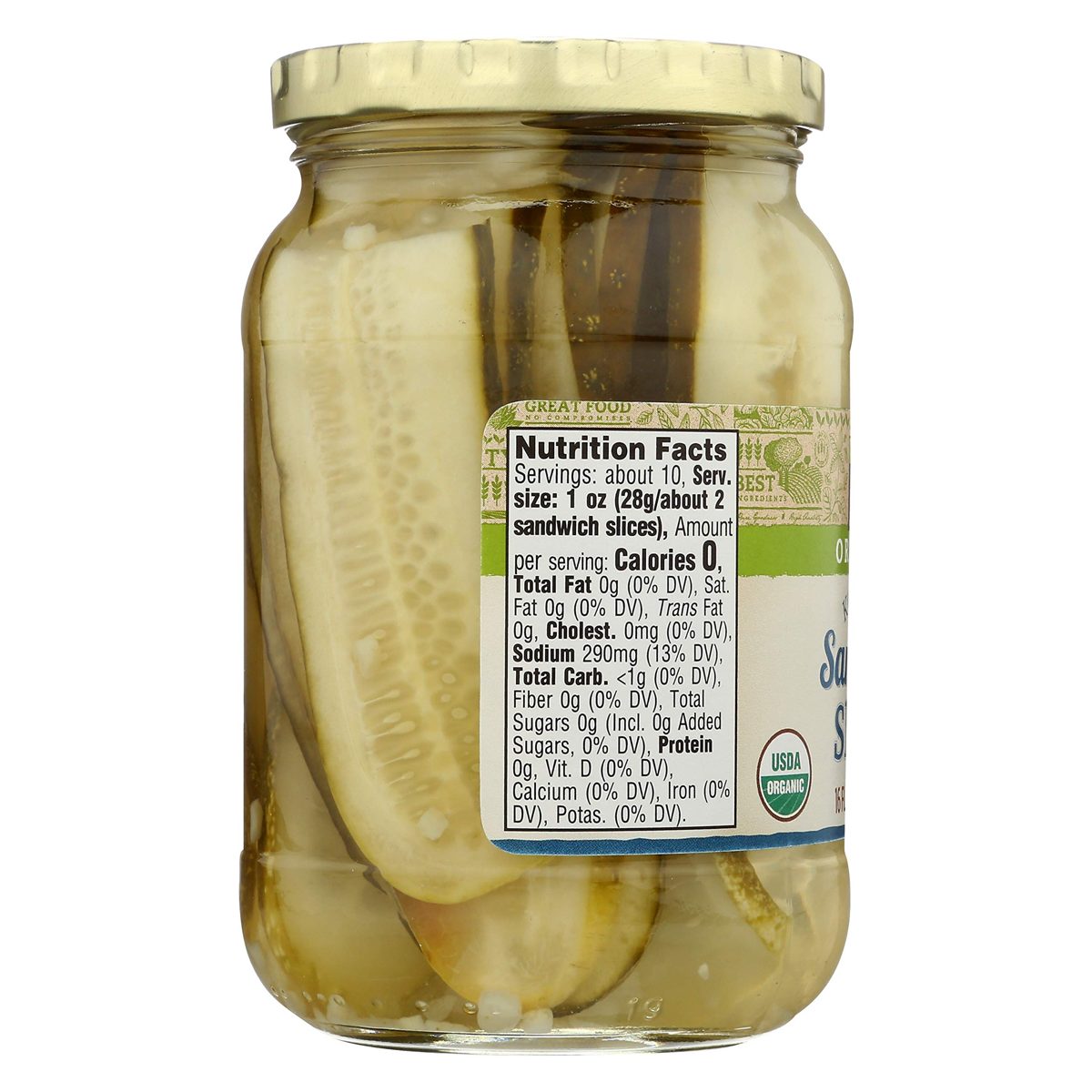365 Everyday Value, Organic Sandwich Slices, 16 fl oz