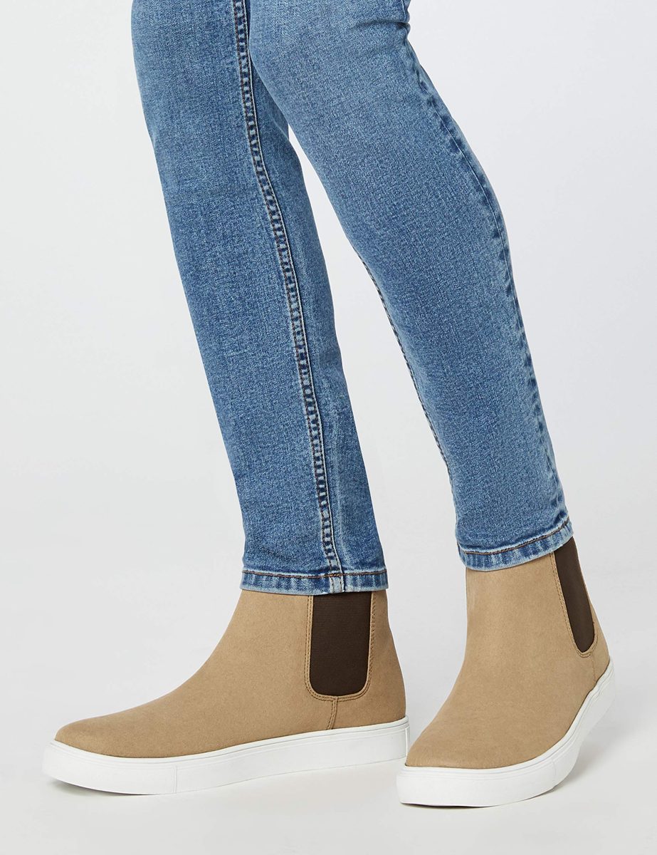 find. Cupsole Chelsea Boots, Brown Tan), 7 UK