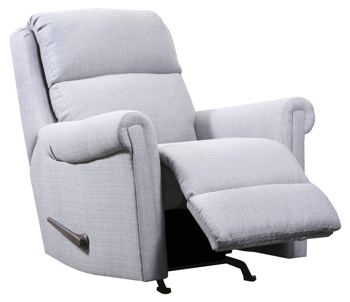 Amazon Brand – Ravenna Home Tamarack Rocker Recliner, 34"W, Fog