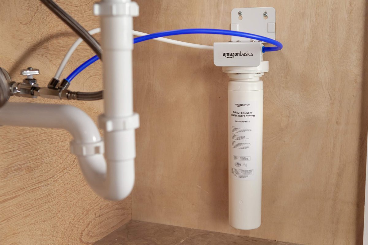 AmazonBasics Under Counter Direct Connect Full Flow High Capacity Filter System