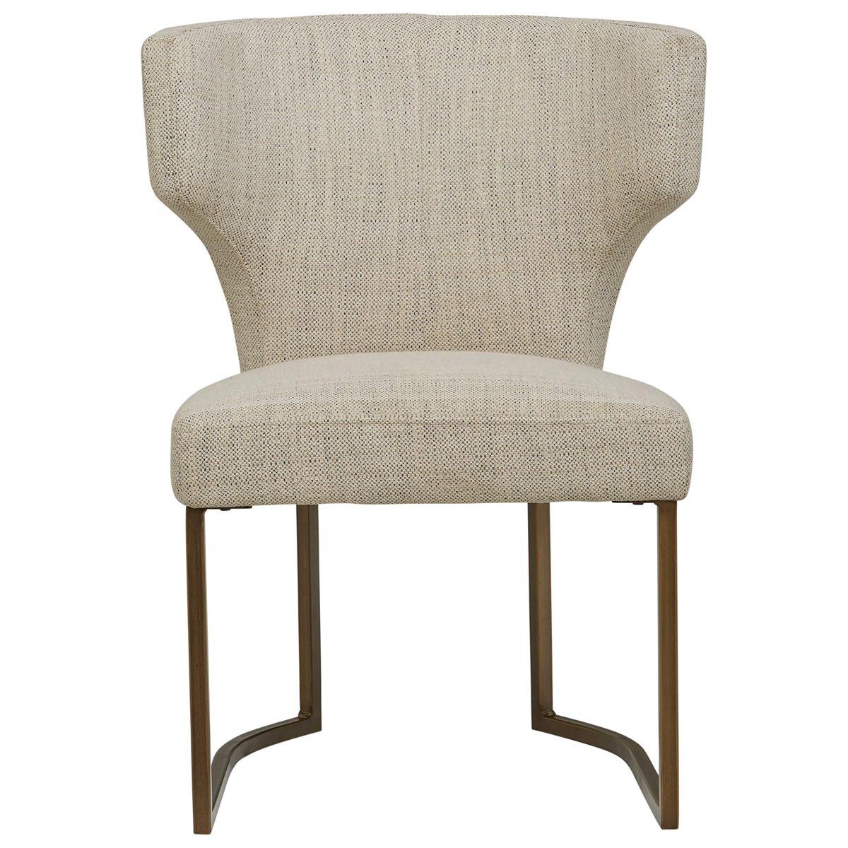 Amazon Brand – Rivet Dunford Modern Kitchen Dining Chair, 33 Inch Height, Ivory