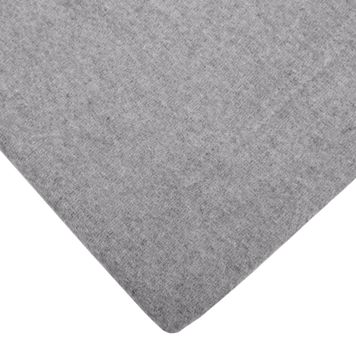 Pinzon Heather Flannel Blanket, Full/Queen, Dark Grey Heather