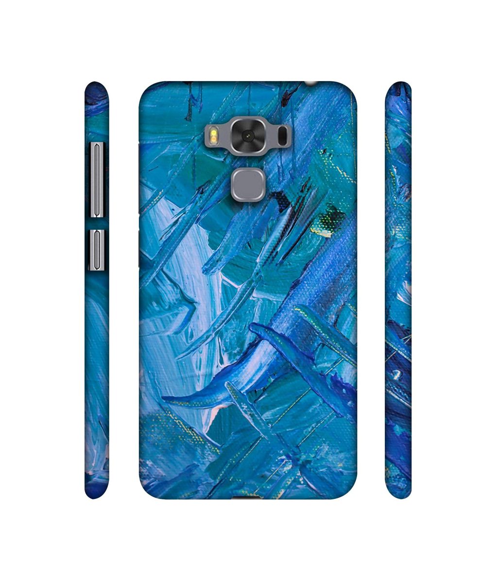 Amazon Brand - Solimo Designer Blue Paint 3D Printed Hard Back Case Mobile Cover for Asus Zenfone 3 Max ZC553KL
