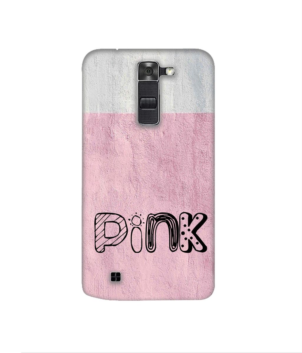 Amazon Brand - Solimo Designer Pink 3D Printed Hard Back Case Mobile Cover for LG K7