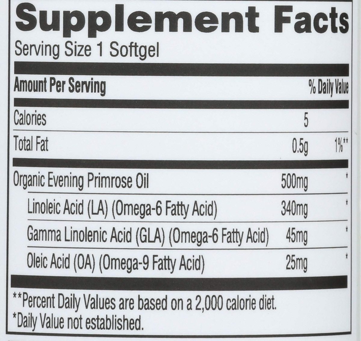 Whole Foods Market, Evening Primrose Oil 500 mg, 120 ct