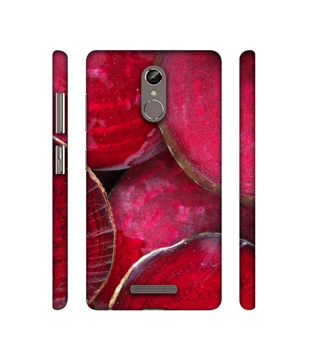 Amazon Brand - Solimo Designer Red Texture 3D Printed Hard Back Case Mobile Cover for Gionee S6s