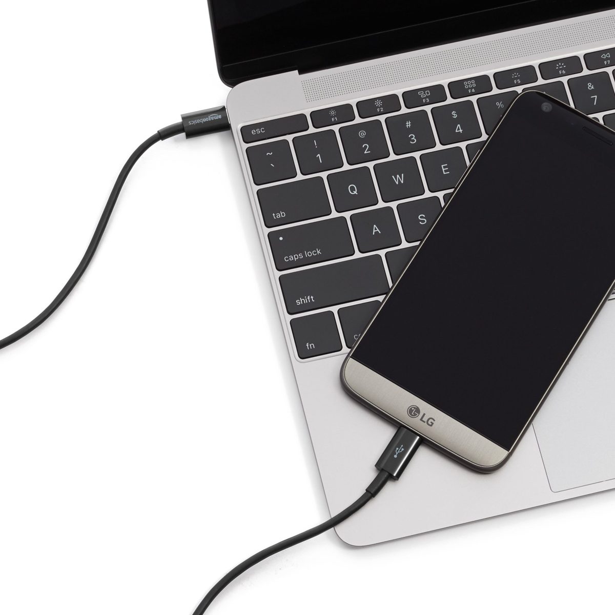 Amazon Basics USB Type-C to USB Type-C 2.0 Cable - 0.9 m - Black