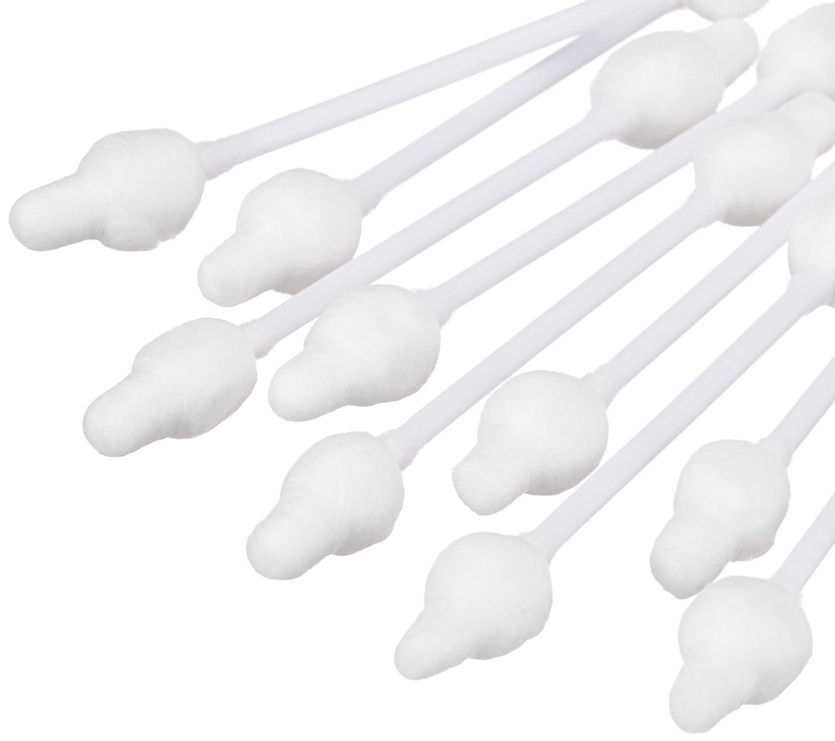 Amazon Brand - Solimo Safety Tip Baby Cotton Buds with Ear Protection - 60 Sticks (Pack of 2)