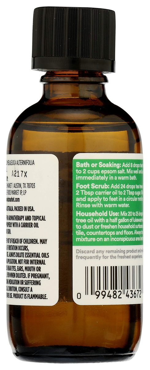365 Everyday Value 100% Pure Tea Tree, Essential Oil, 2 fl. oz.