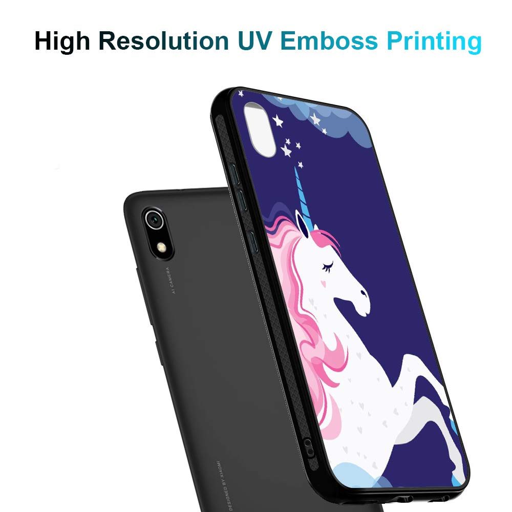 Amazon Brand - Solimo Designer Magical Unicorn Printed Hard Back Case Mobile Cover for Redmi 7A (D1927)