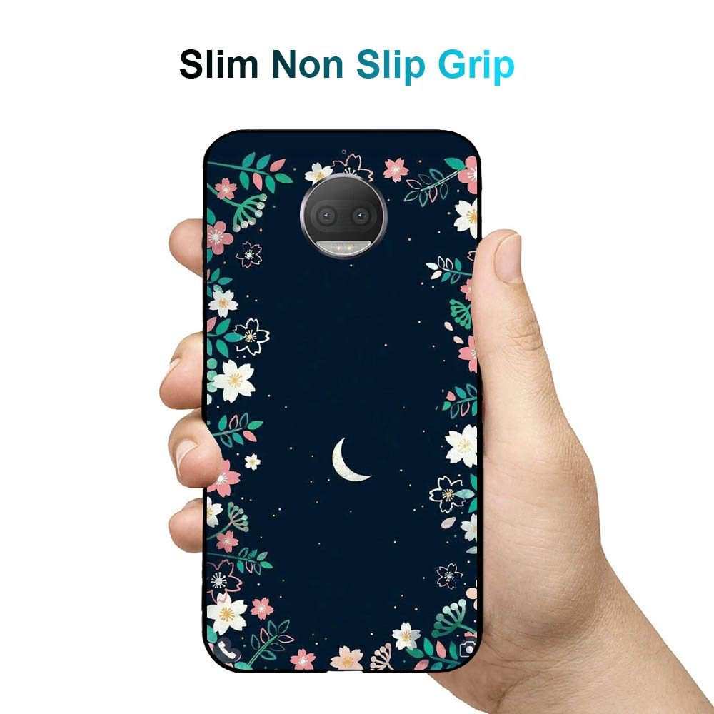 Amazon Brand - Solimo Designer Floral Printed Hard Back Case Mobile Cover for Moto G5S Plus (D1209)