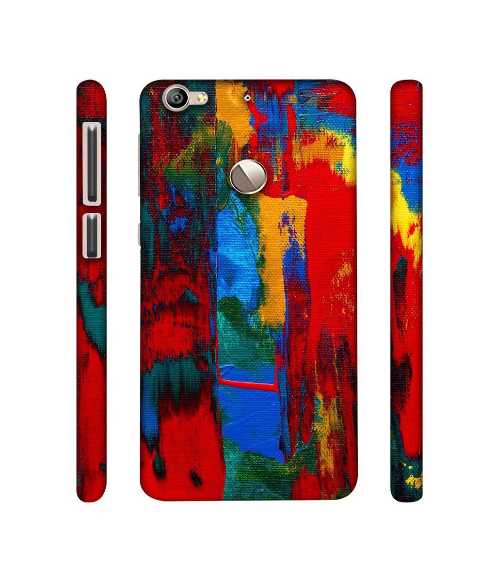 Amazon Brand - Solimo Designer Multiolor Brush Texture on Wall 3D Printed Hard Back Case Mobile Cover for LeTV Le 1s