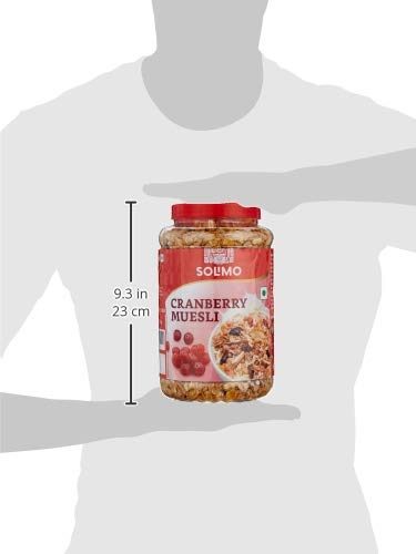 Amazon brand - Solimo Cranberry Muesli, 1kg