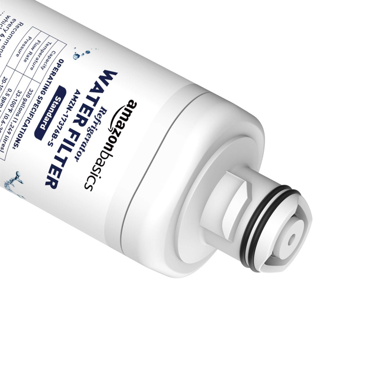 AmazonBasics Replacement Samsung DA97-17376B, HAF-QIN/EXP Refrigerator Water Filter, 1-Pack, Standard Filtration