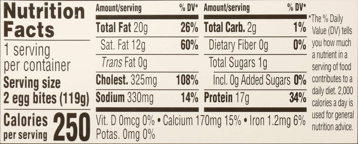 WHOLE FOODS MARKET Uncured Ham & Gruyere Cheese Egg Bites, 4.2 OZ