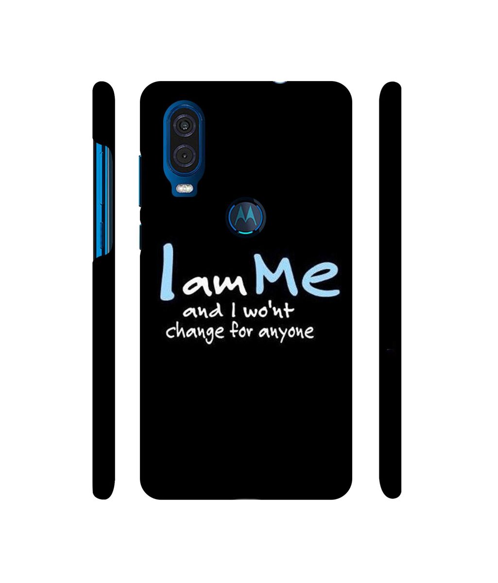 Amazon Brand - Solimo Designer Quotes 3D Printed Hard Back Case Mobile Cover for Motorola One Vision
