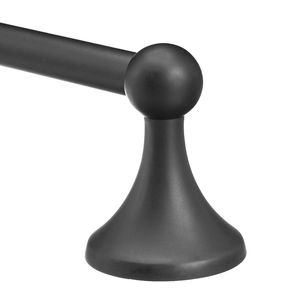 AmazonBasics Towel Bar - Standard, 24-Inch, Black