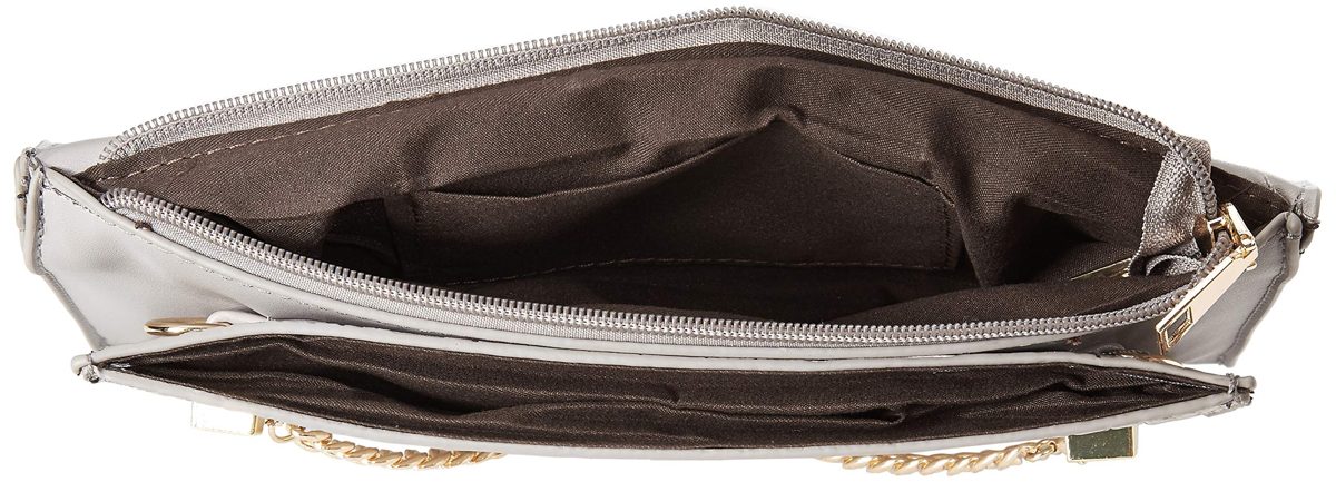 Flavia Women's Clutch (Grey)