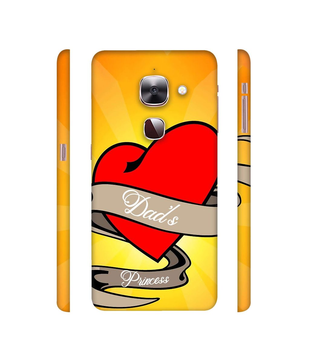 Amazon Brand - Solimo Designer Dad's Princess 3D Printed Hard Back Case Mobile Cover for LeEco Le Max 2
