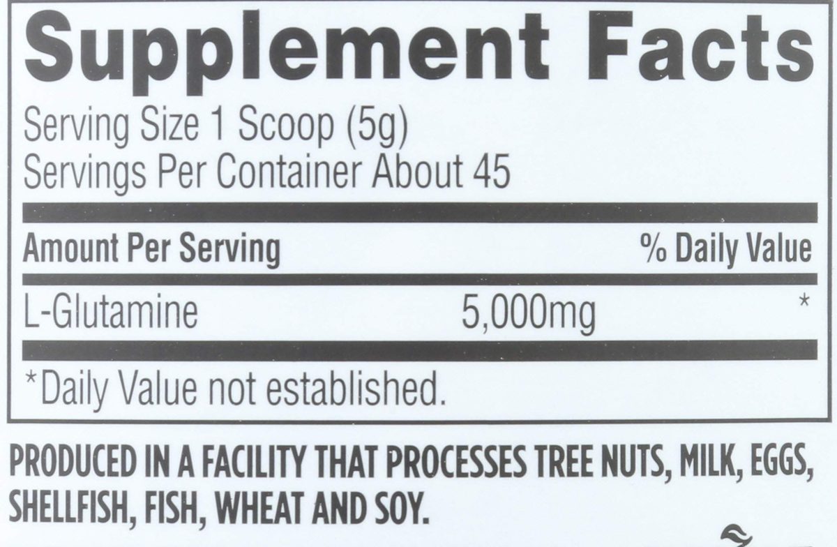 Whole Foods Market, L-Glutamine Free-Form Powder, 8 oz