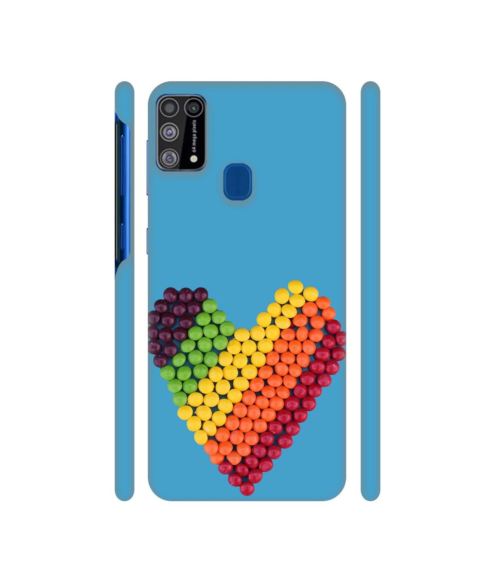 Amazon Brand - Solimo Designer Ball Heart 3D Printed Hard Back Case Mobile Cover for Samsung Galaxy M31