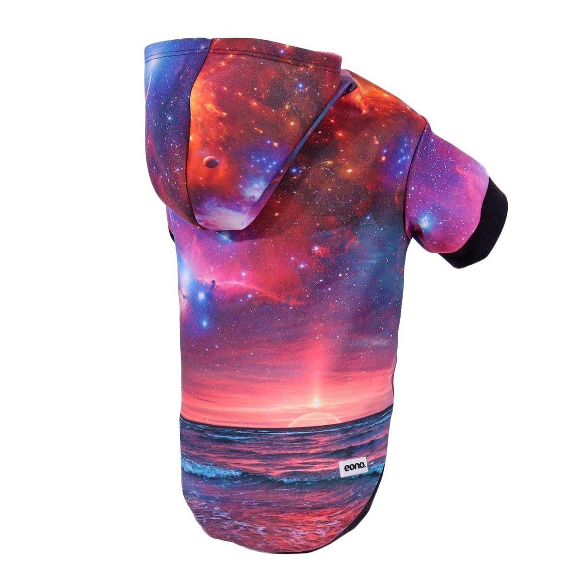 Eono Essentials Novelty 3D Print Starry Sky Base Dog Hoodie, Polyester Pet Sweatshirt / Clothing for Small / Medium Dogs, for All Seasons, xl