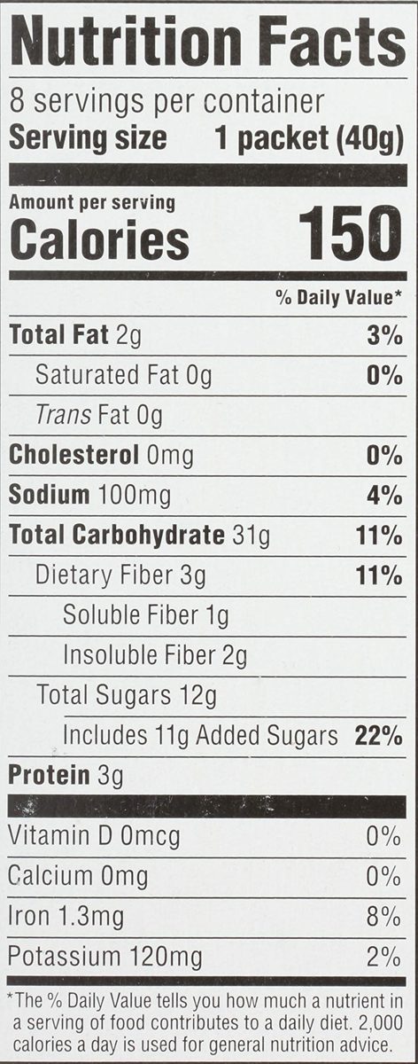 365 Everyday Value, Organic, Instant Oatmeal, Strawberries and Cream, 11.3oz, 8 ct