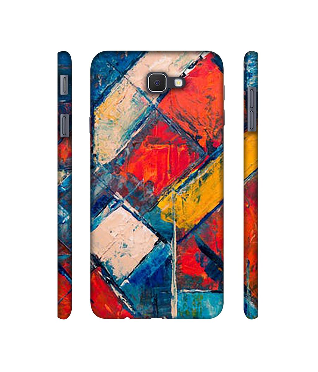 Amazon Brand - Solimo Designer Dark Multicolor Blocks 3D Printed Hard Back Case Mobile Cover for Samsung Galaxy J5 Prime