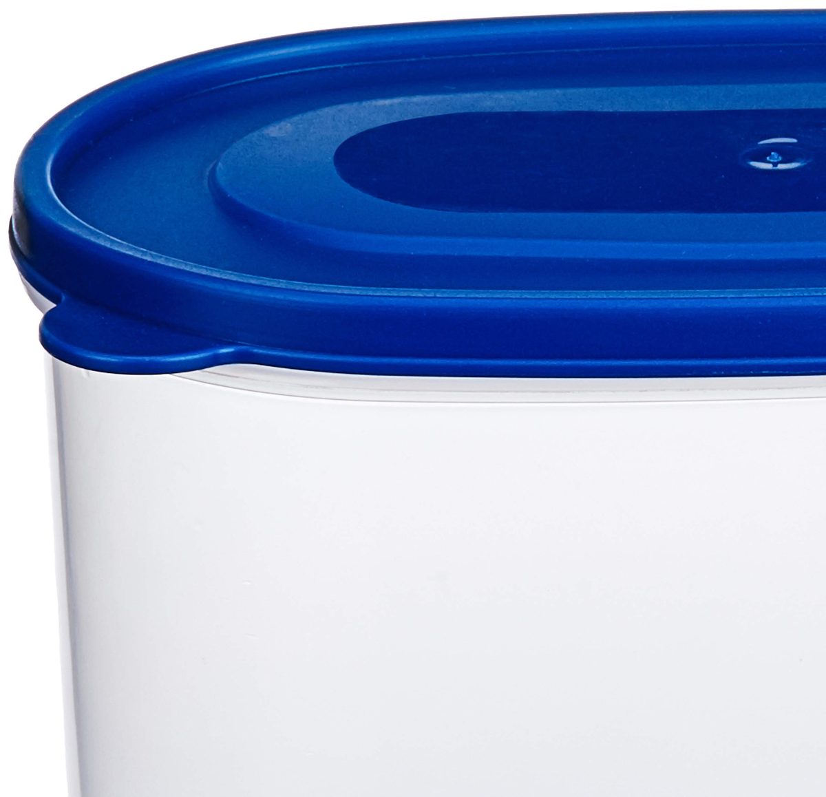 (Renewed) Amazon Brand - Solimo Set of 2 Kitchen Storage Containers (1650ml, 950ml), Blue
