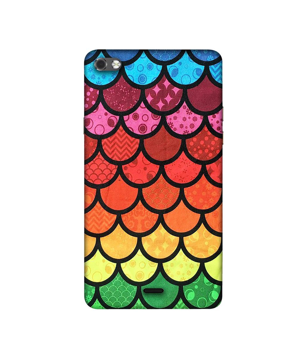 Amazon Brand - Solimo Designer Multicolor Pattern 3D Printed Hard Back Case Mobile Cover for Micromax Canvas Sliver 5 Q450