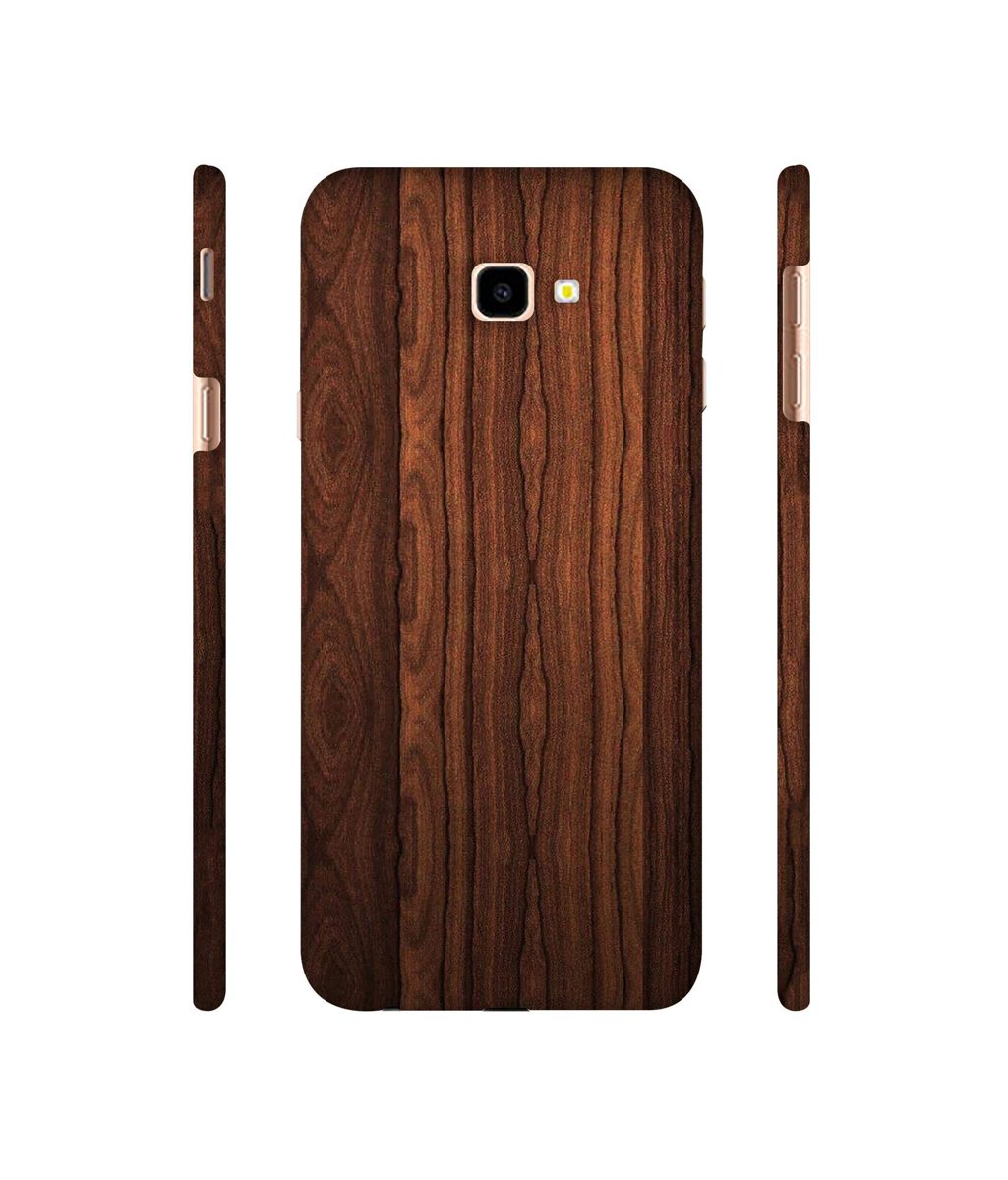 Amazon Brand - Solimo Designer Wooden Texture 3D Printed Hard Back Case Mobile Cover for Samsung Galaxy J4 Plus