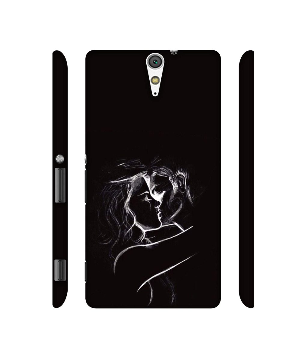 Amazon Brand - Solimo Designer Kissing Couple 3D Printed Hard Back Case Mobile Cover for Sony Xperia C5 Ultra Dual