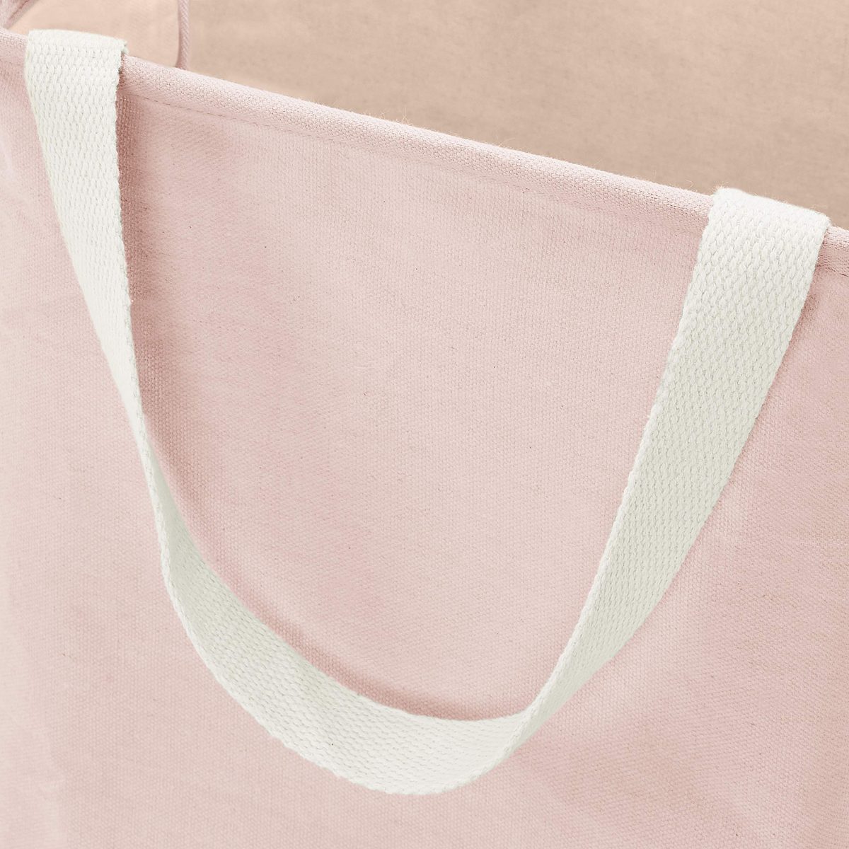 AmazonBasics Fabric Storage Bin Basket - Tall Cube, Dusty Pink